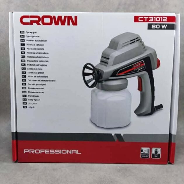 Pistolet De Peinture Électrique 80W 700ml 0,8mm CT31012 | CROWN