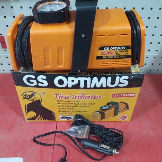 Gonfleur 12v 220v gs optimus