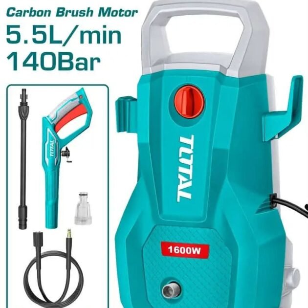 Nettoyeur a haute pression 140bar 1600w TOTAL