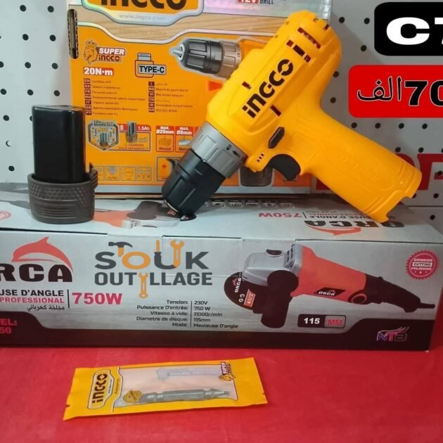 Pack promo visseuse INGCO+ tronçonneuse orca