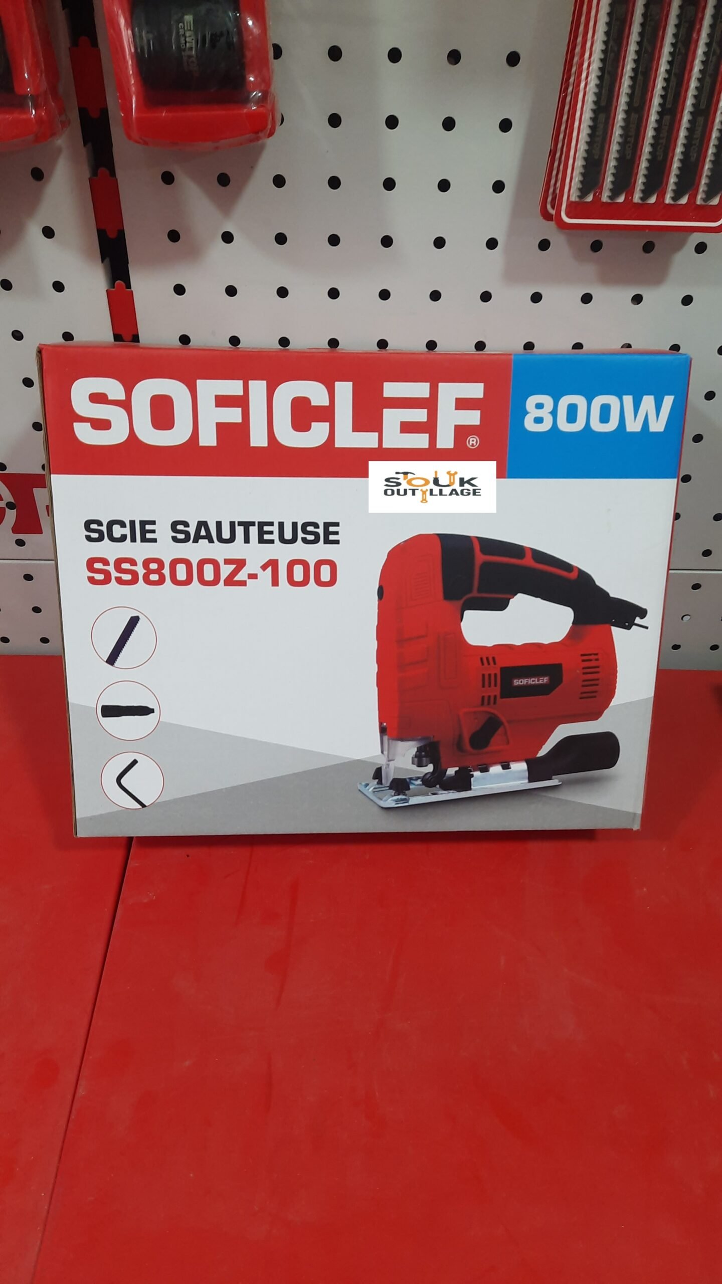scie sauteuse 800w Soficlef, modèle SS800Z-1