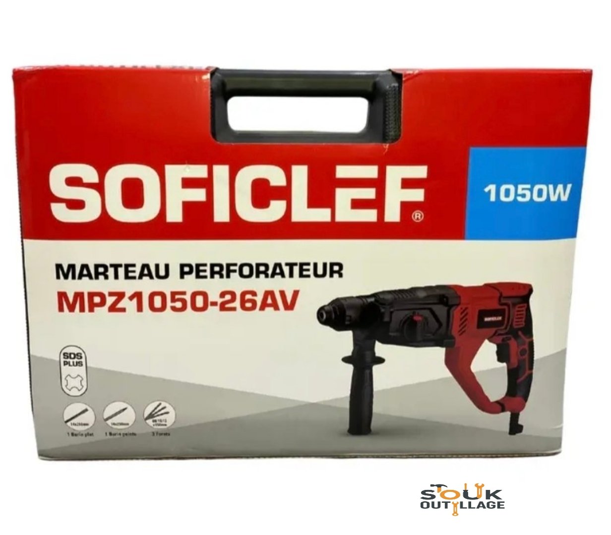 MARTEAU PERFORATEUR 1050W SOFICLEF