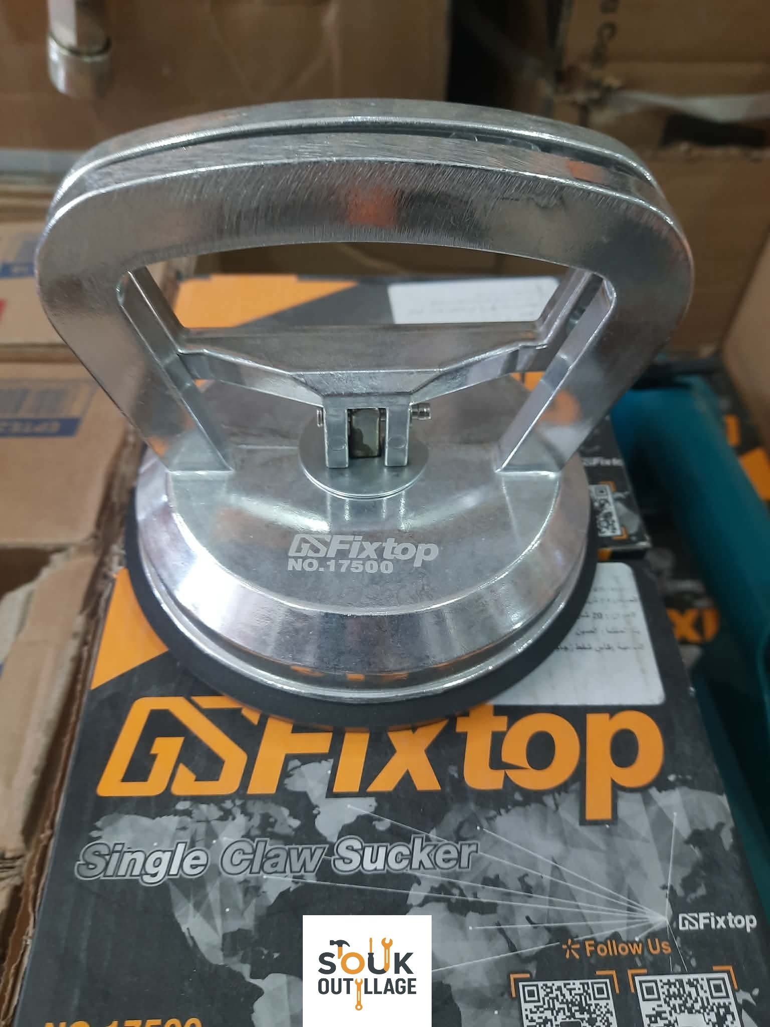 Ventouse 1bras métal fixtop