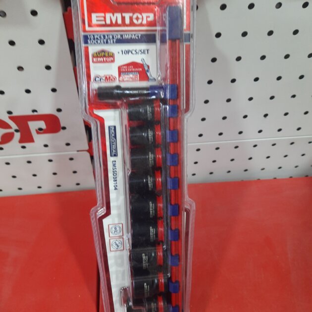 Jeu douille emtop 10 PCS