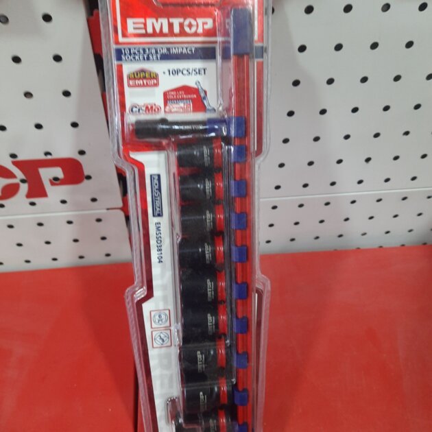 Jeu douille emtop 10 PCS