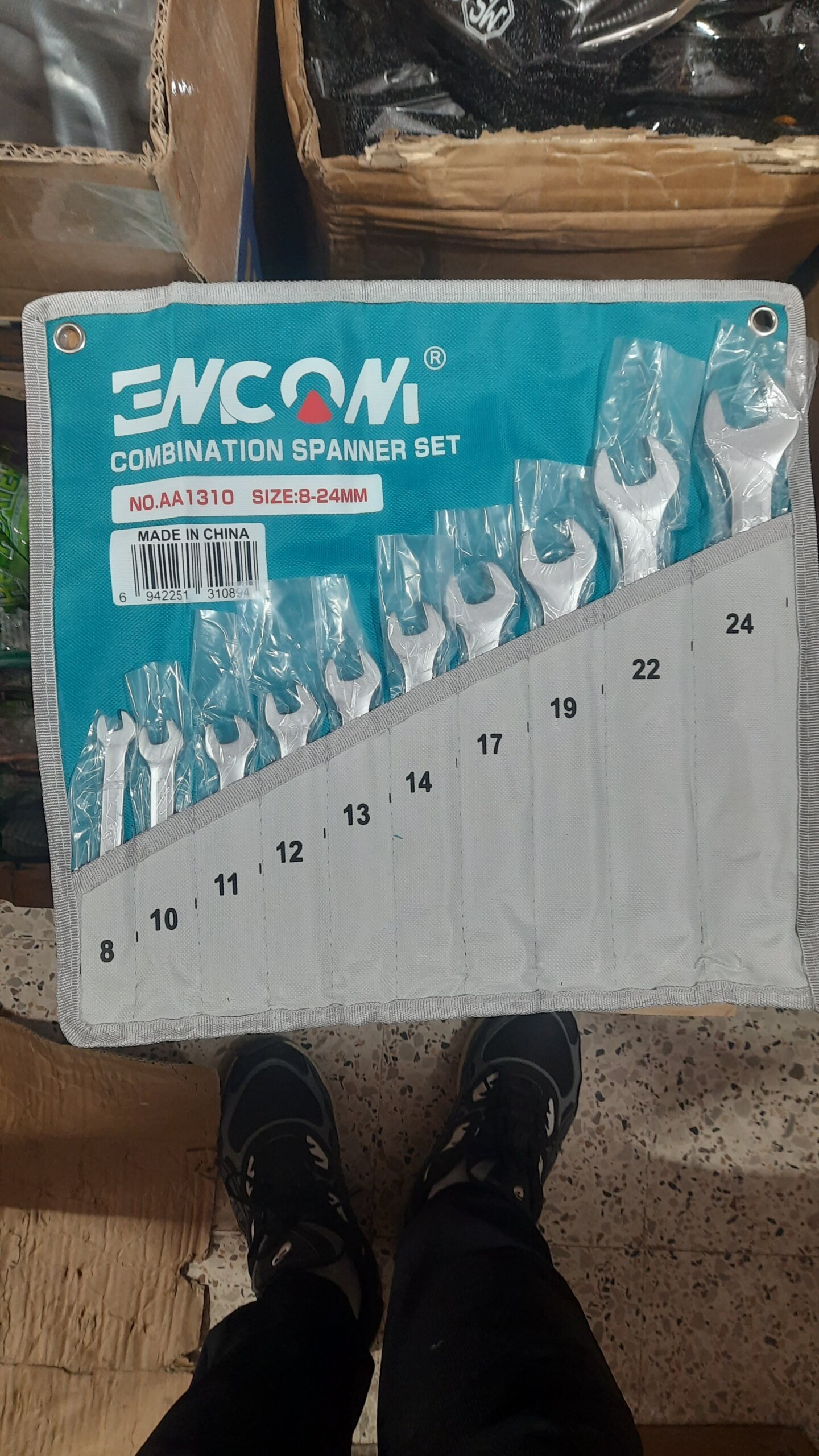 jeu de clés mixtes ENCOM 10 PCS 8mm à 24mm