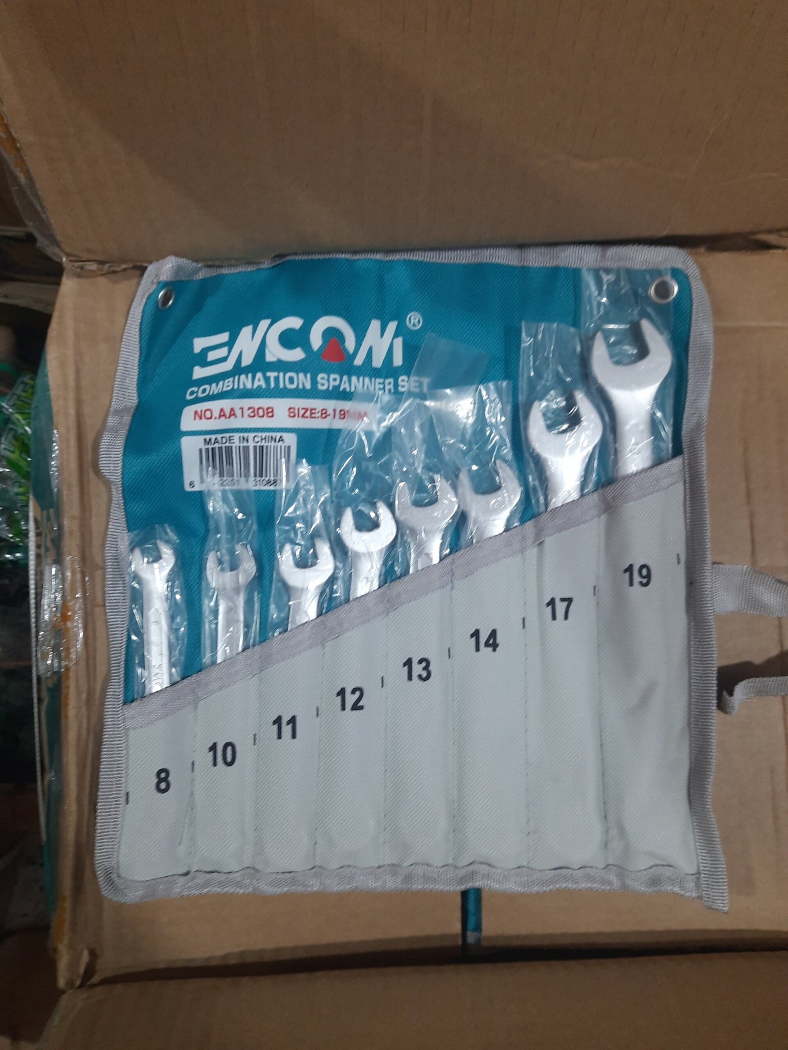 jeu de clés mixtes 8 pcs Encom 8mm à 19mm