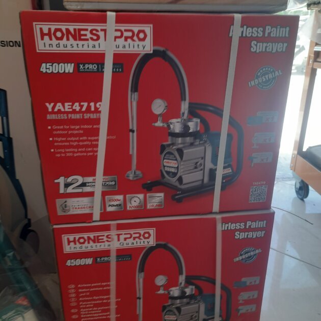 Pulvérisateur de Peinture Airless Honestpro 4500w YAE4704