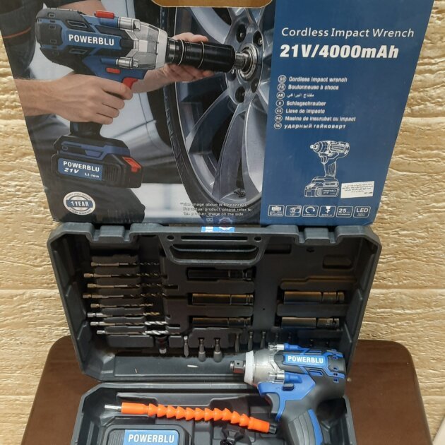 Boulonneuse VISSEUSE A Batterie 21V- POWERBLU 320NM 4AH