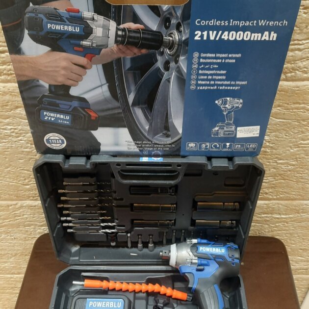 Boulonneuse VISSEUSE A Batterie 21V- POWERBLU 320NM 4AH