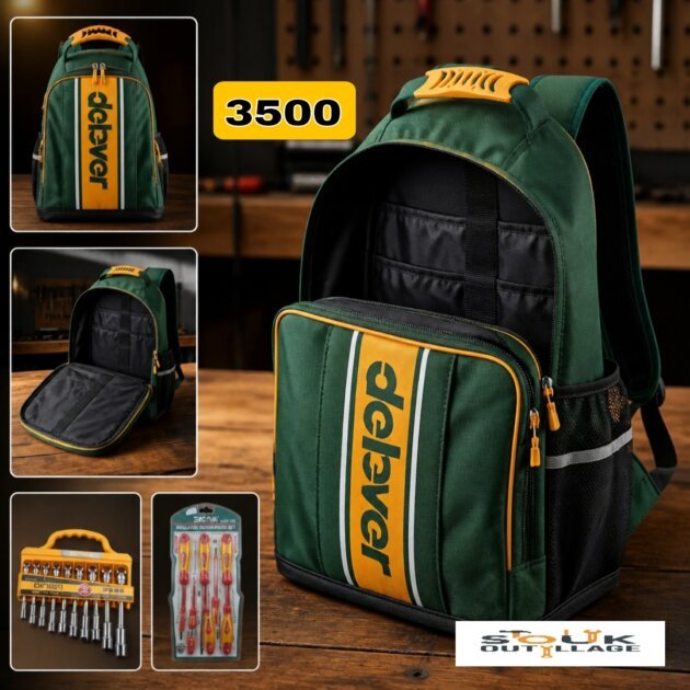 Sac à dos pour outils JADEVER 8KG
