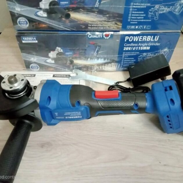 Meuleuse d’angle à Batterie 20V Brushless POWERBLU YAE6014