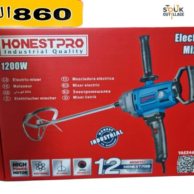Mélangeur électrique 1200W HONESTPRO