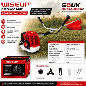 DÉBROUSSAILLEUSE WISEUP HPRO MM