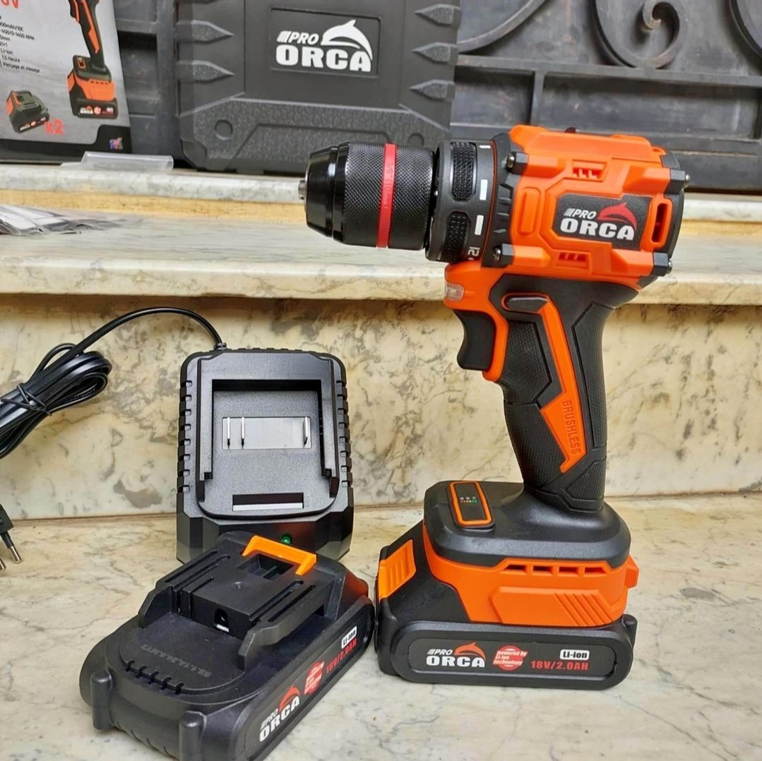 Visseuse et perceuse sans fil ORCA 18V double batterie 318PRO – Image 2