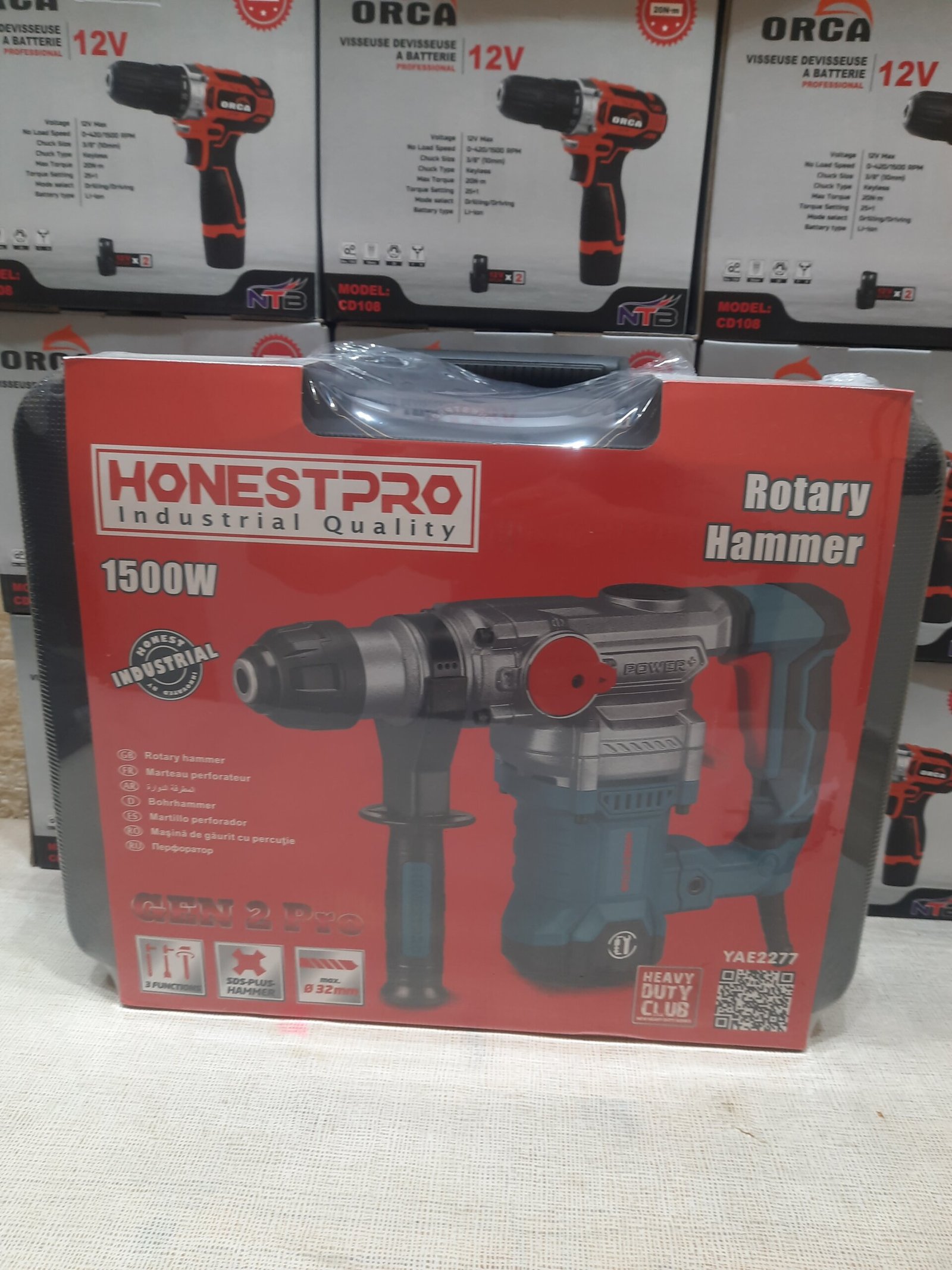 Marteau perforateur 1500w HONESTPRO YAE2277