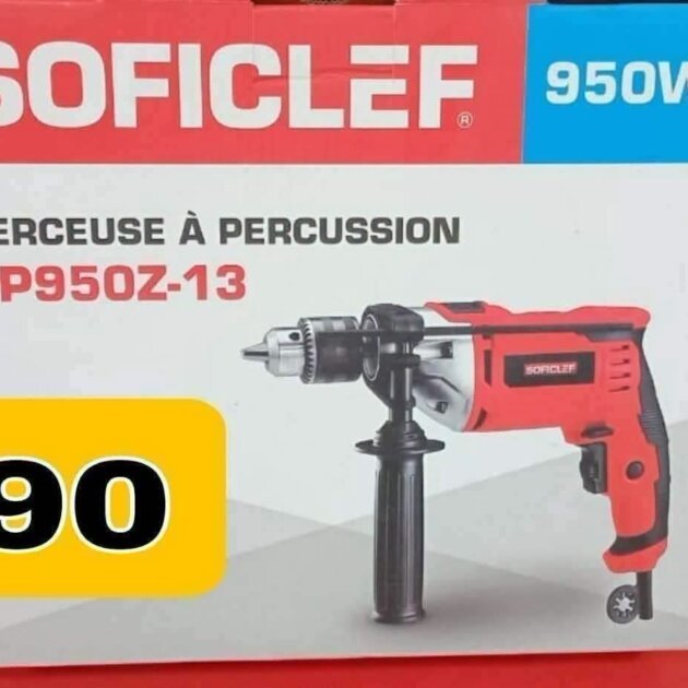 Perceuse à Percussion 950W SOFICLEF PP950Z-13
