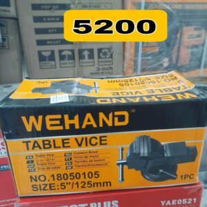Étau d'établi Wehand avec mâchoires de 125 mm (5 pouces) pour le serrage