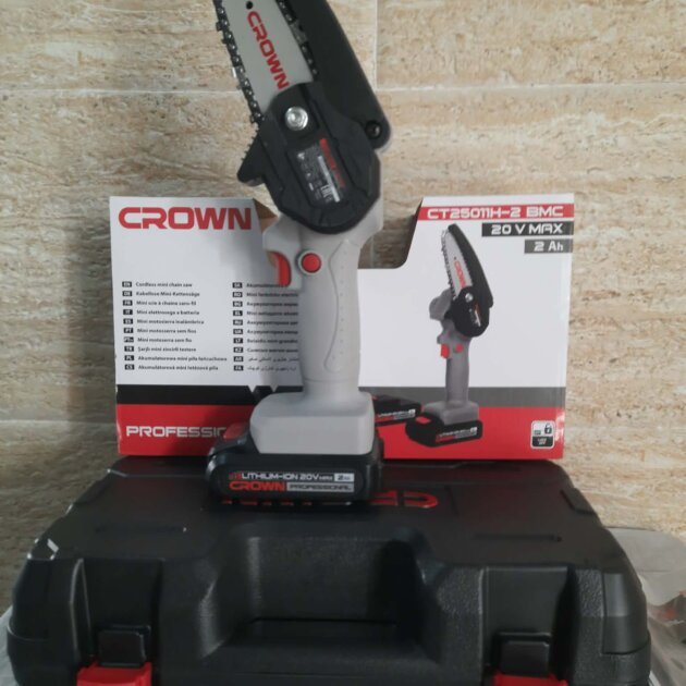 Scie à chaîne électrique Crown 20v