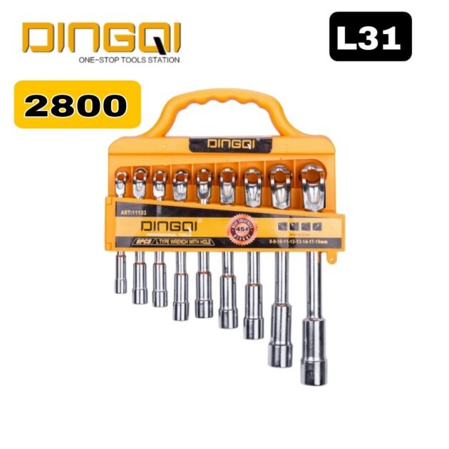 Jeux de clés à Pipe 9pcs DINGQI 11103