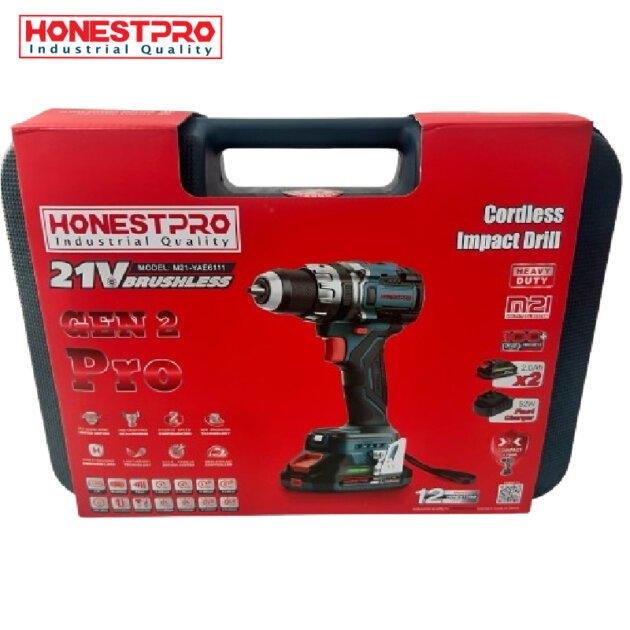 Perceuse-Visseuse  HONESTPRO 21V YAE6111 100 NM