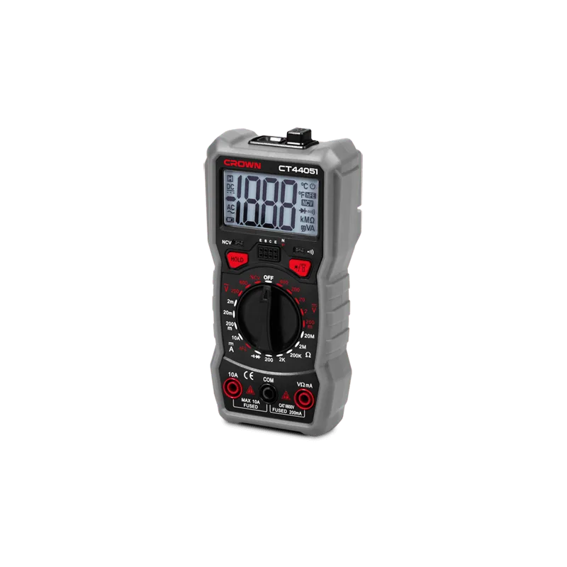 Multimètre digital 600V 10A CROWN | CT44051