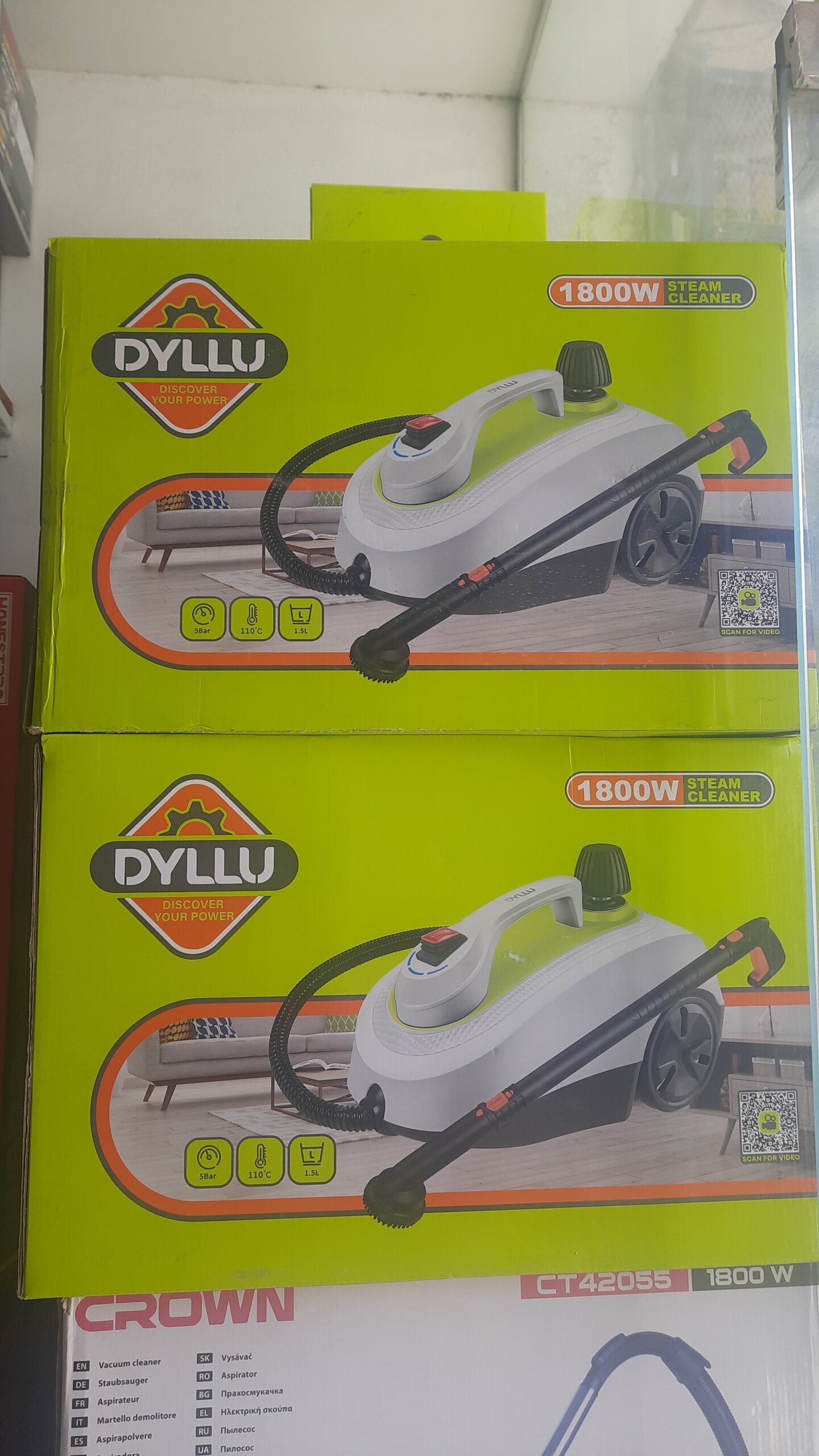 Nettoyeur à Vapeur DYLLU,DTSC1515, 1800W,5 bars,1.5 L – Image 6