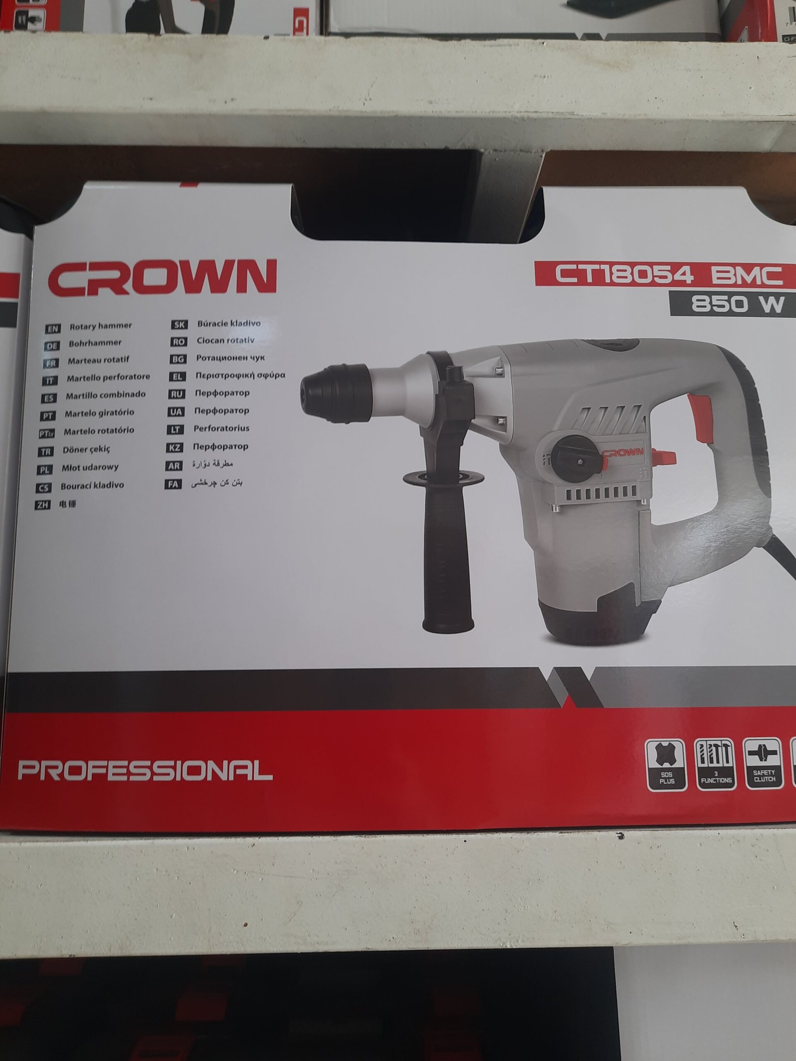 Marteau Piqueur 26MM 850W SDS+ CROWN | CT18054 – Image 2