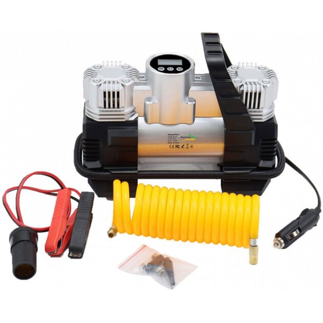 Compresseur de voiture à double piston écran LCD 180W 150psi BE0171 – Image 2