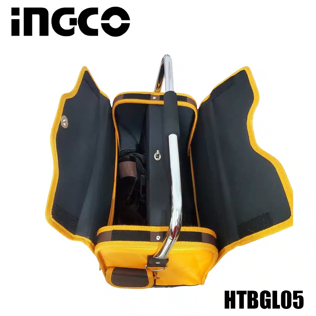 Sac à Outils Industriel INGCO HTBGL05 – Panier 40 cm (16″), Charge 20 kg – Image 3
