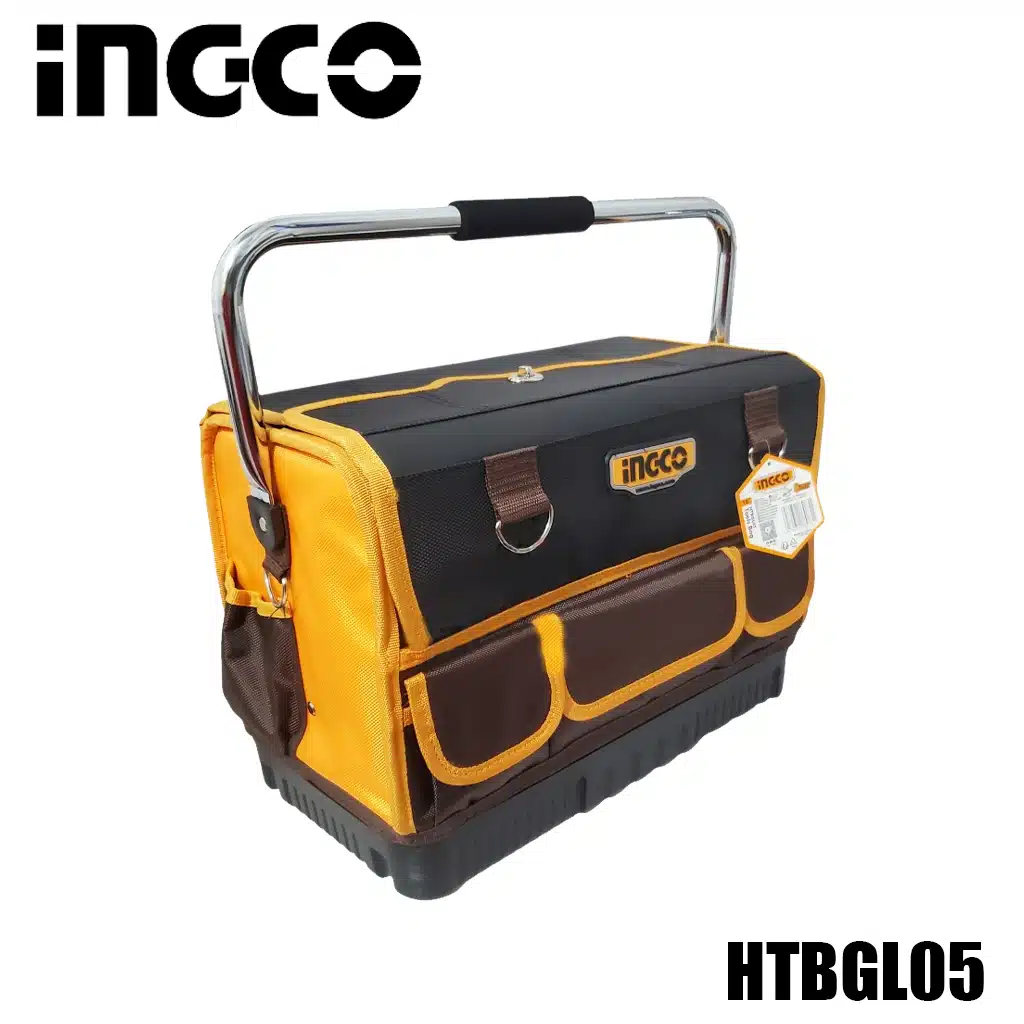 Sac à Outils Industriel INGCO HTBGL05 – Panier 40 cm (16″), Charge 20 kg – Image 2