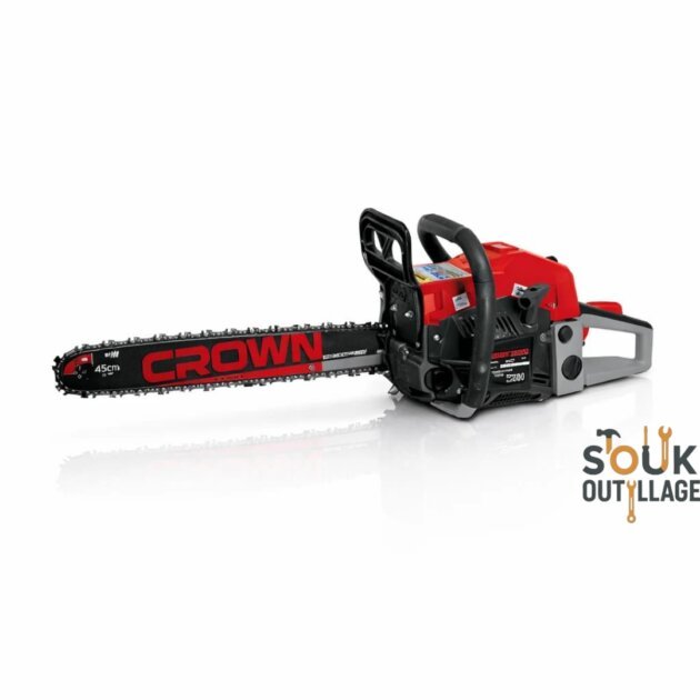 Scie à chaine à essence 45cm 45.0cc 1800W CROWN | CT20101-18