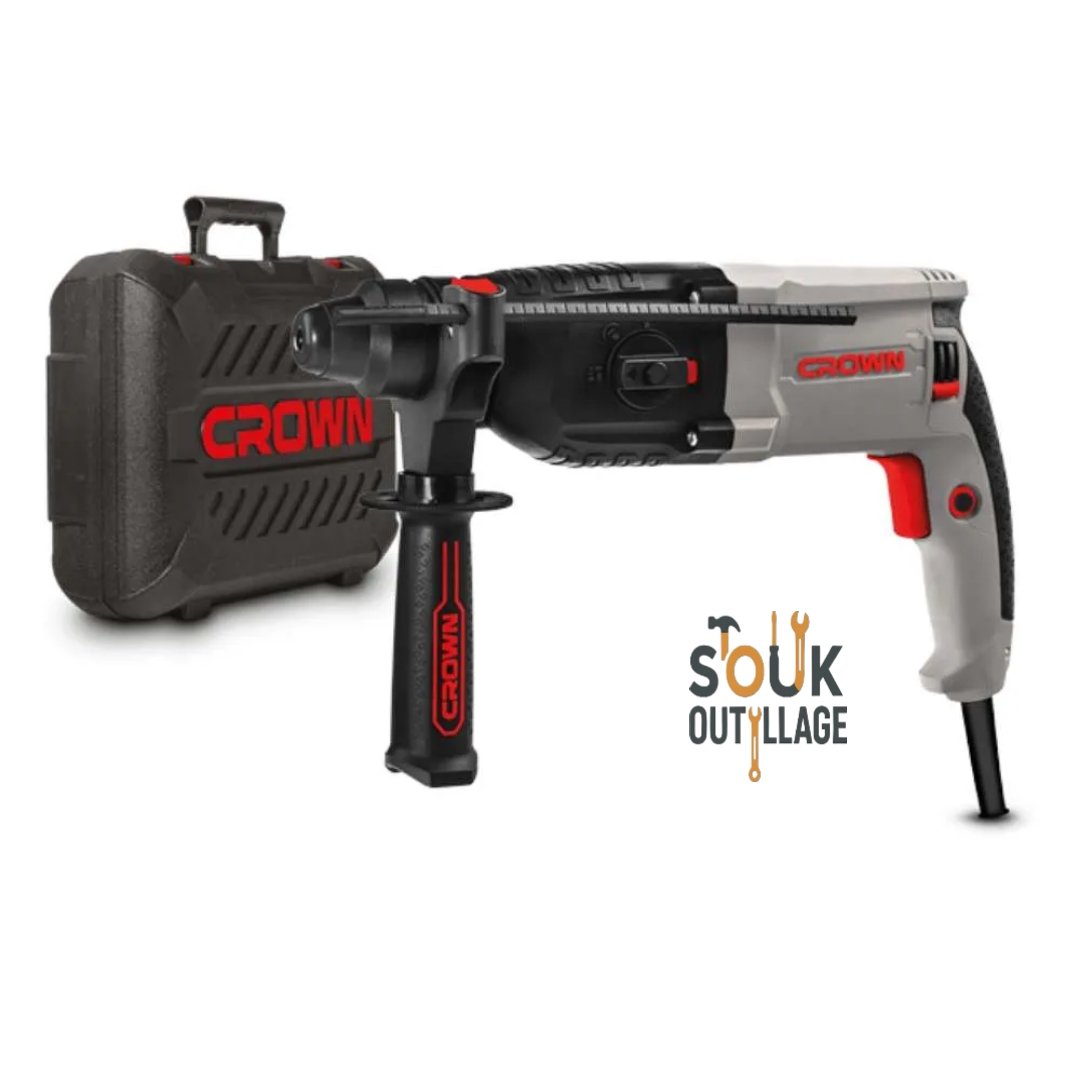 Marteau piqueur perforateur CROWN 26 mm 850W – CT18032