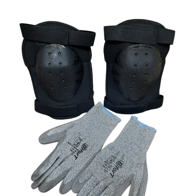 pack protection Protège genoux gants de travail anti-coupure