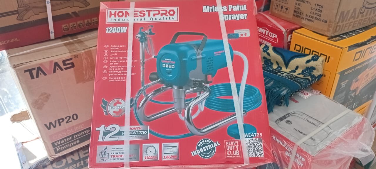 Station de Peinture Airless 1200W 227 BAR HONESTPRO YAE4725 – Image 2