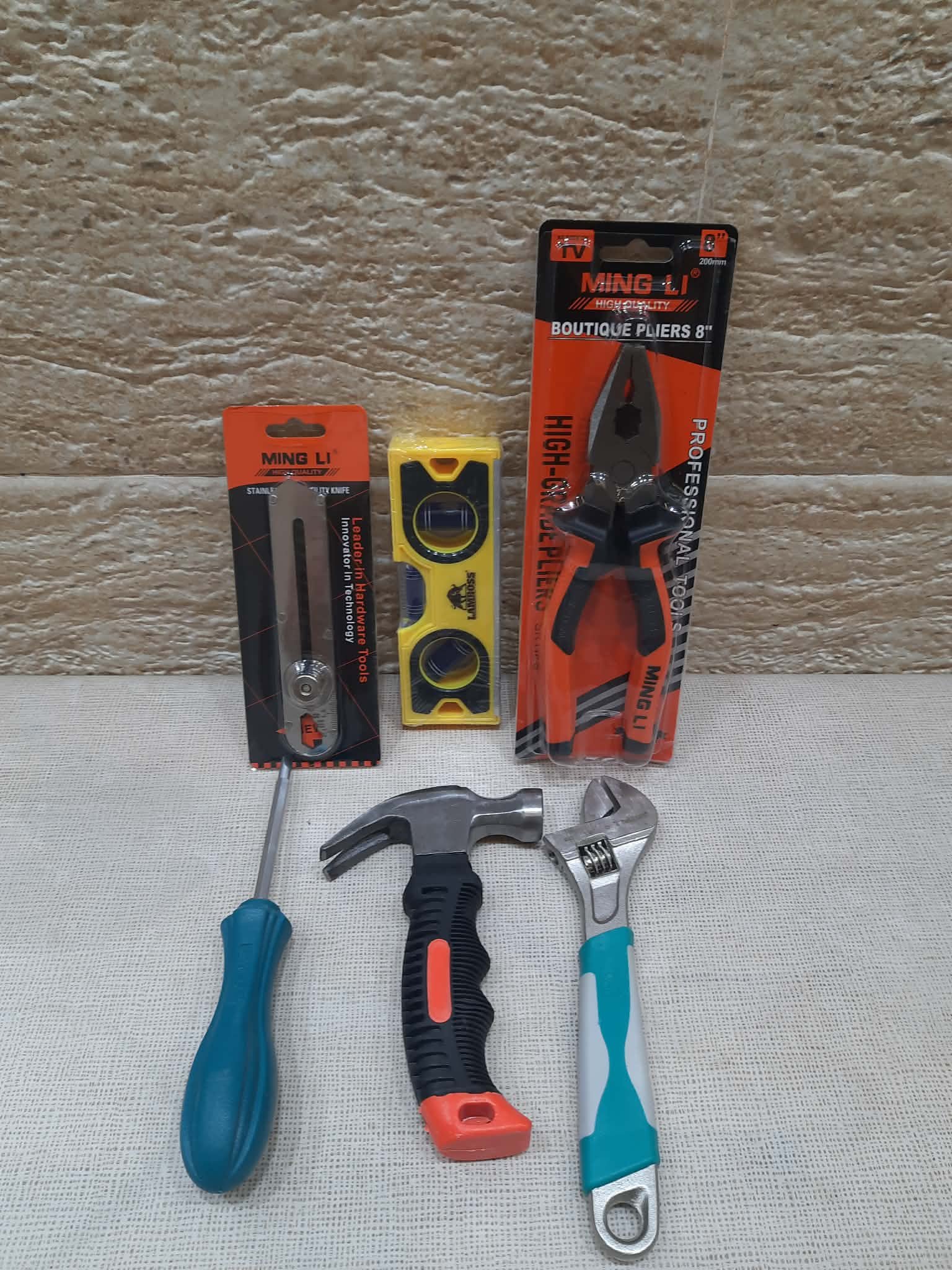 Kit d'outils manuels de bricolage – 6 pièces – Image 2