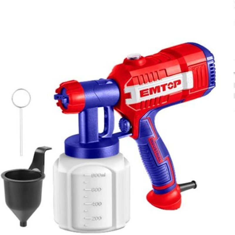 Pistolet à Peinture EMTOP 450W avec Réservoir 800 ml – Image 3