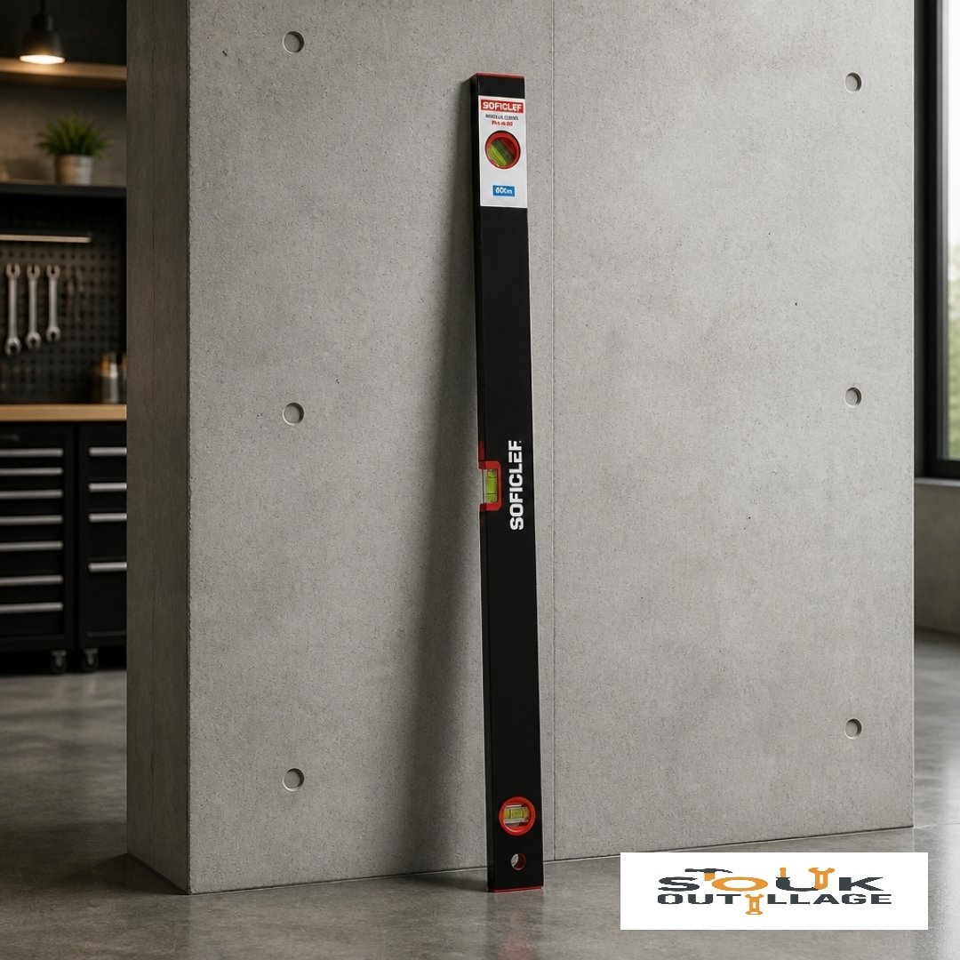 Niveau tubulaire corps en aluminium 80cm SOFICLEF | NIV-AL80