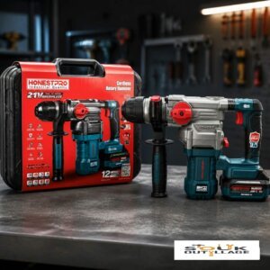 Marteau Perforateur Brushless à Batterie 4Ah 21V HONESTPRO YAE2650