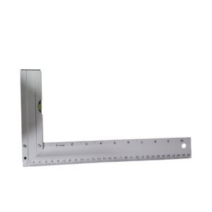 Équerre de menuisier en aluminium 30 mm avec niveau à bulle GSFIXTOP