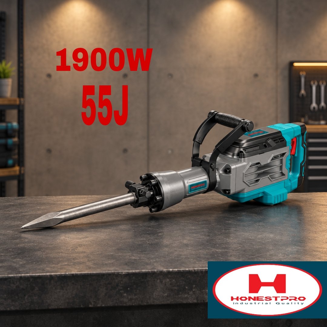 Marteau Piqueur de Démolition HONESTPRO YAE2279 1900W 55J