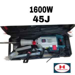 MARTEAU PIQUEUR Demolition 1600W 45J Honestpro Réf: YAE2238