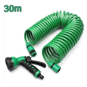 Tuyau d’arrosage spirale BETTRO 30m avec pistolet