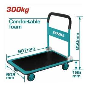 Chariot pliant de manutention TOTAL THTHP13002 capacité 300 kg