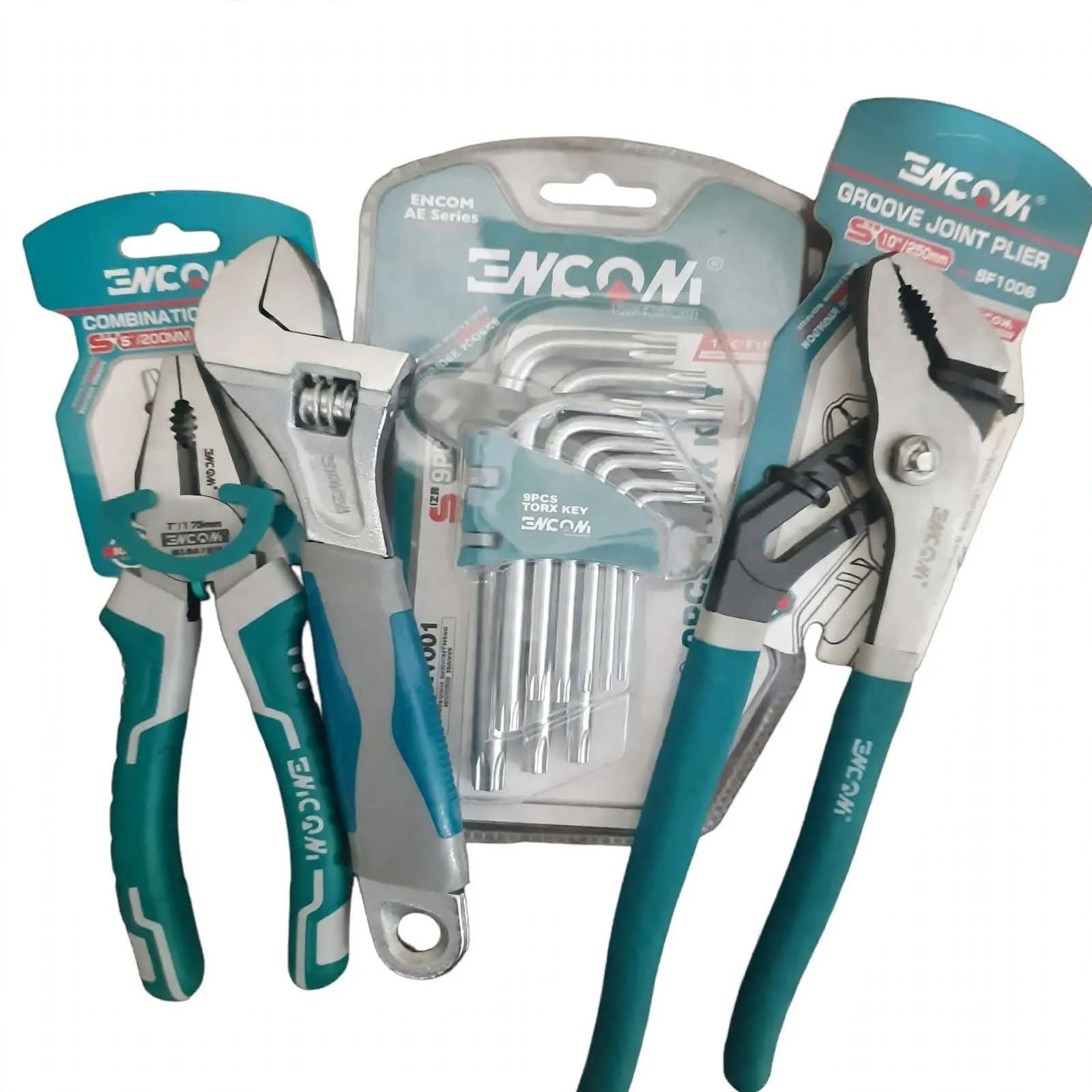 Pack ENCOM 4 Outils Professionnels pour Bricolage et Réparation