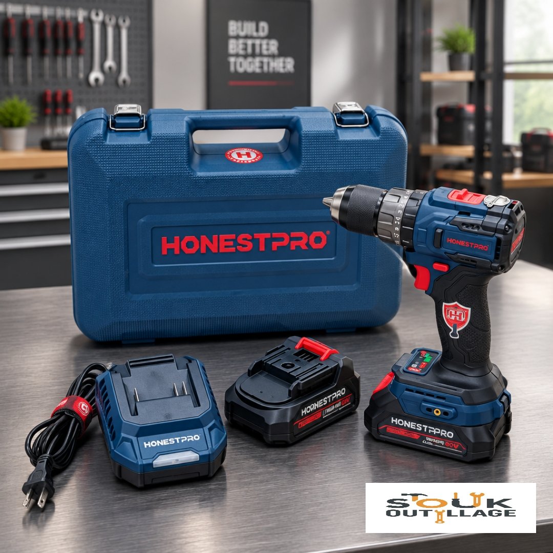 Visseuse perceuse à percussion HONEST PRO YAE6120 21V Brushless 60 N.m