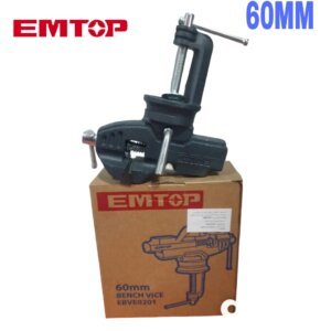 Etau d’établi 60mm à base pivotante EMTOP