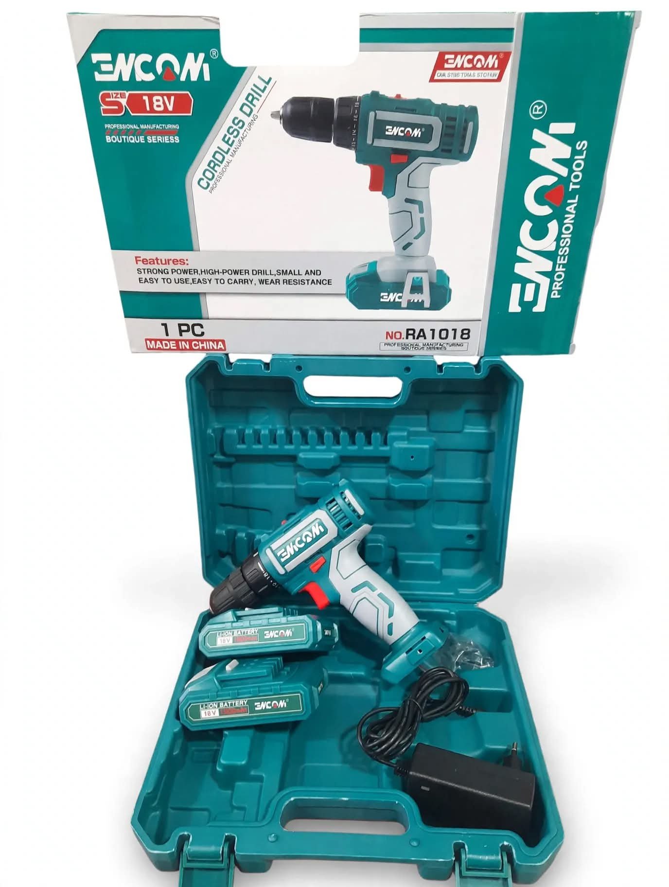 Visseuse – Perceuse Double batterie 18V 1Ah ENCOM